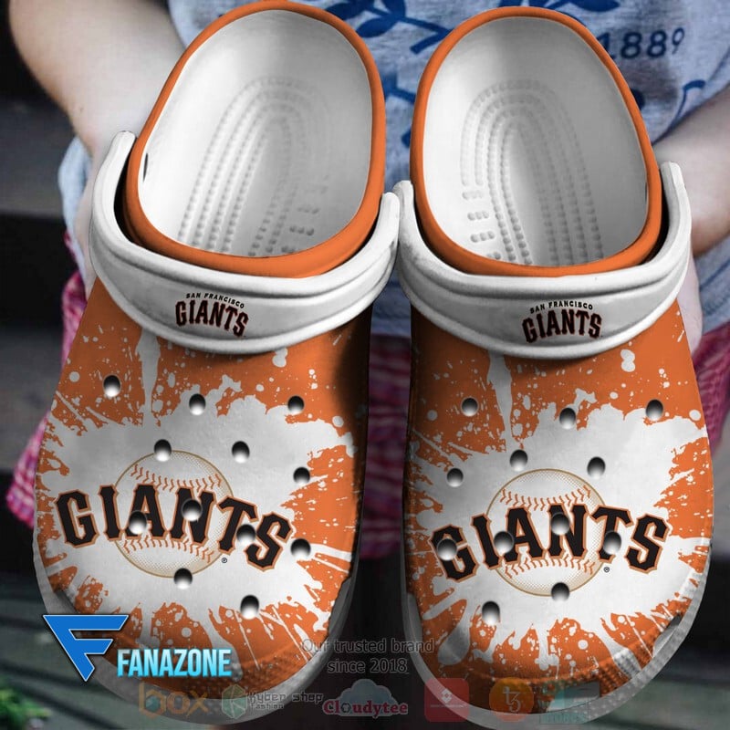 footwearmerch san francisco giants mlb sport crocs clogs crocband shoes comfortable for men women and kids tgb62