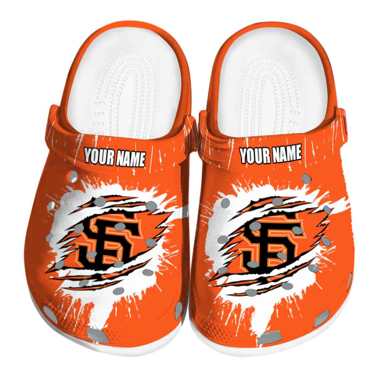 footwearmerch san francisco giants mlb sport crocs crocband clogs shoes comfortable for men women and kids kem6f