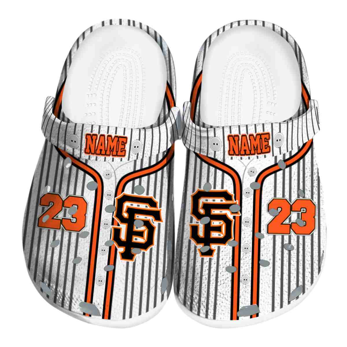 footwearmerch san francisco giants mlb sport crocs crocband clogs shoes comfortable for men women and kids lz1fm