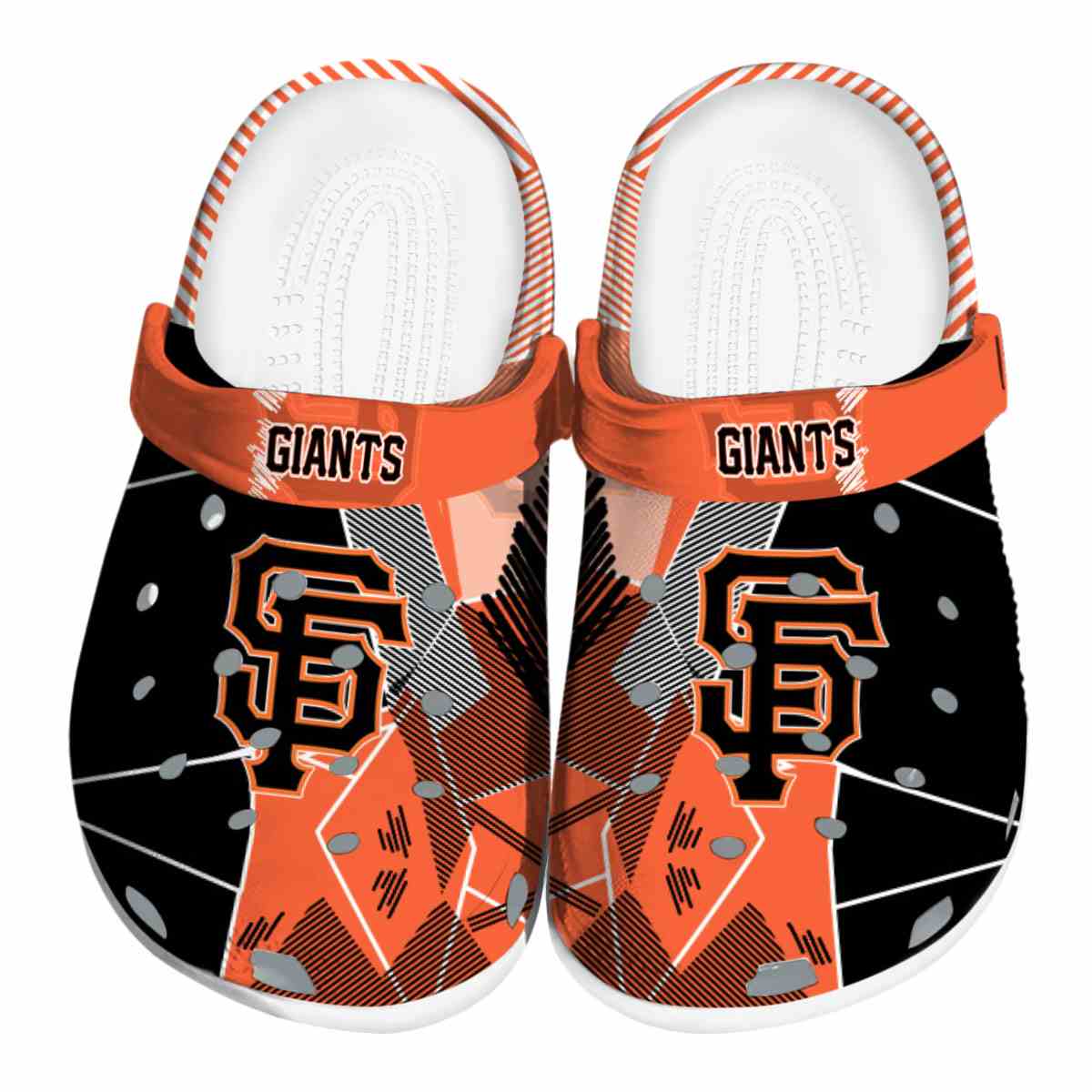 footwearmerch san francisco giants mlb sport crocs crocband clogs shoes comfortable for men women and kids phhmv
