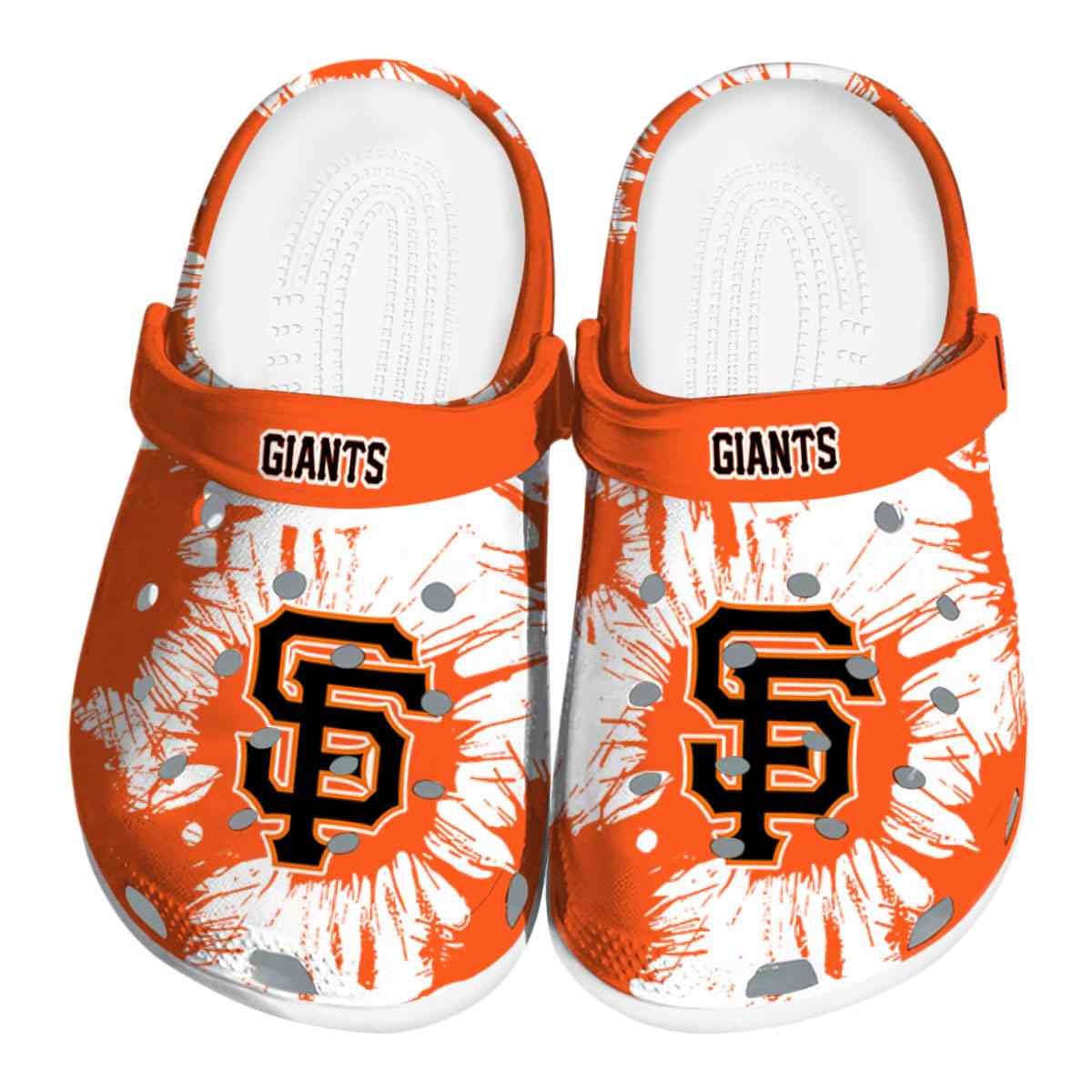 footwearmerch san francisco giants mlb sport crocs crocband clogs shoes comfortable for men women and kids qmotc