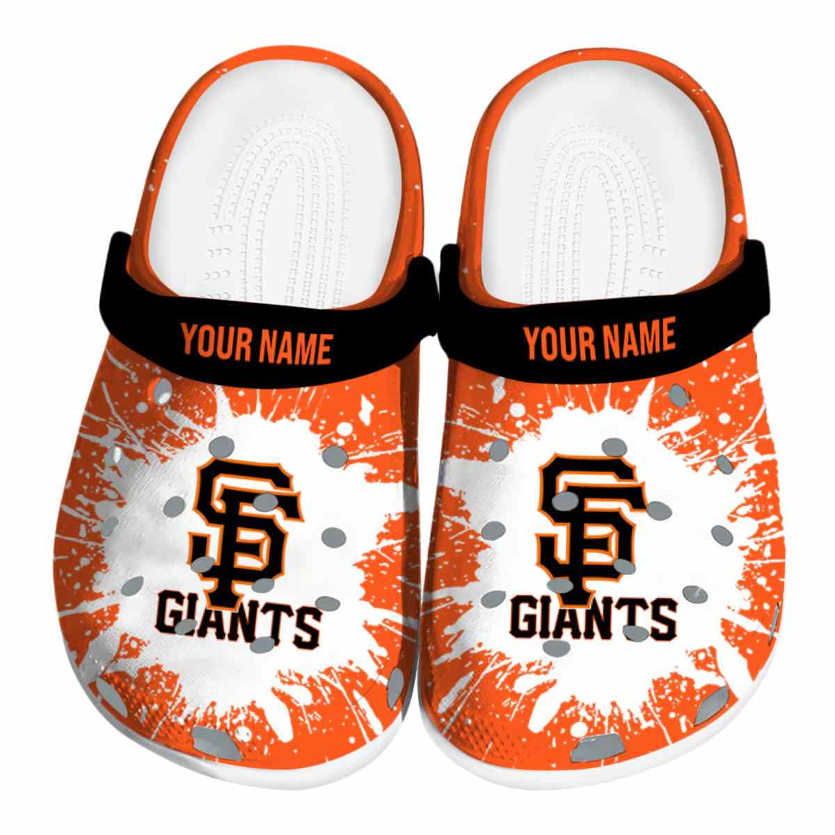 footwearmerch san francisco giants mlb sport crocs crocband clogs shoes comfortable for men women and kids rtjuz