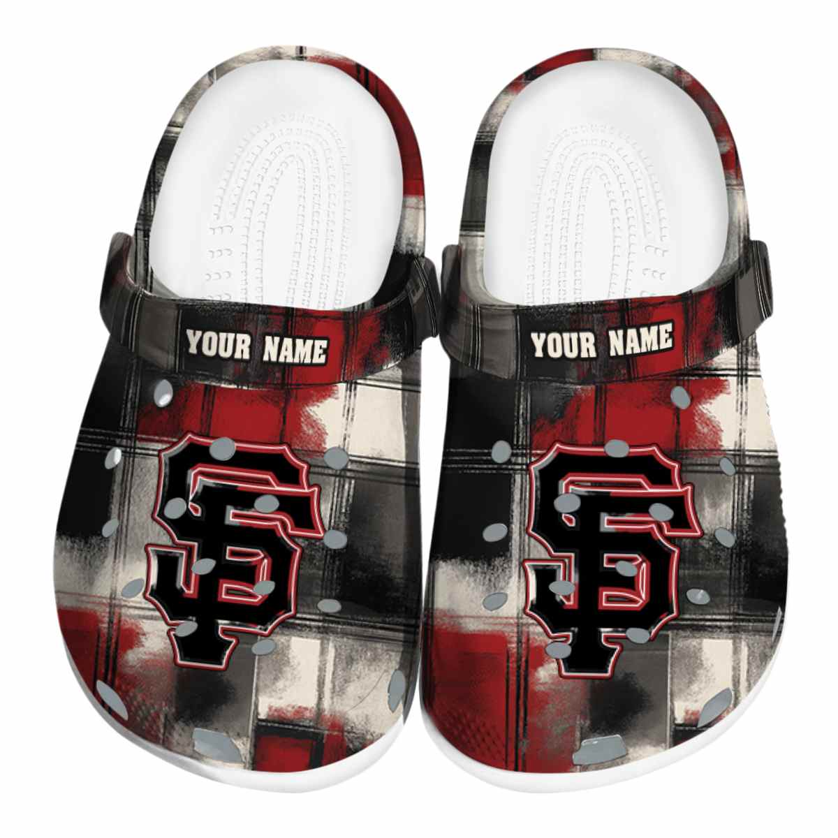 footwearmerch san francisco giants mlb sport crocs crocband clogs shoes comfortable for men women and kids s69vc