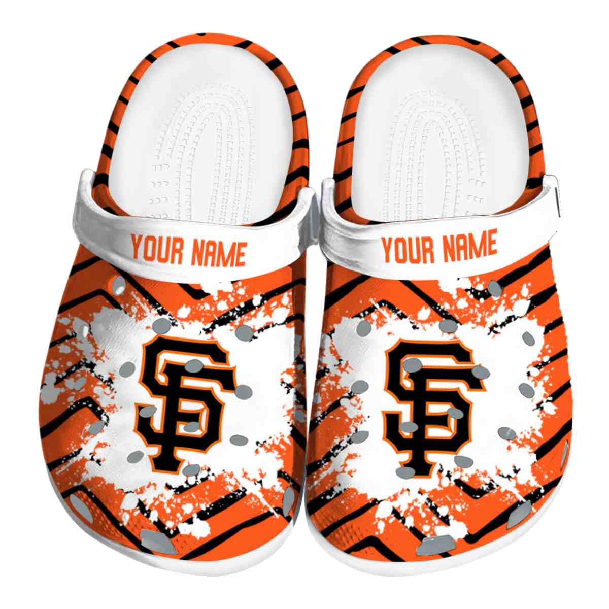 footwearmerch san francisco giants mlb sport crocs crocband clogs shoes comfortable for men women and kids semtq