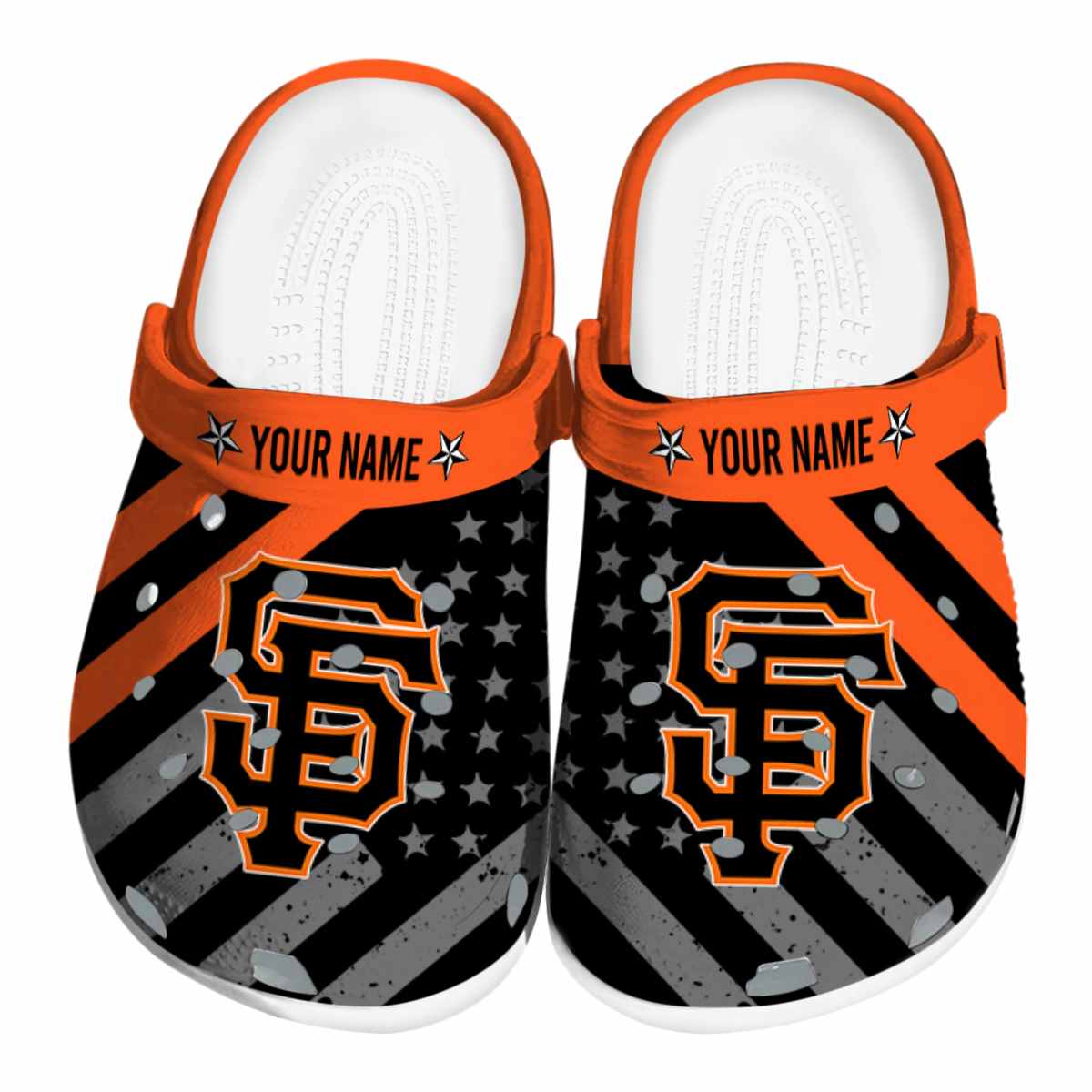 footwearmerch san francisco giants mlb sport crocs crocband clogs shoes comfortable for men women and kids v96ps