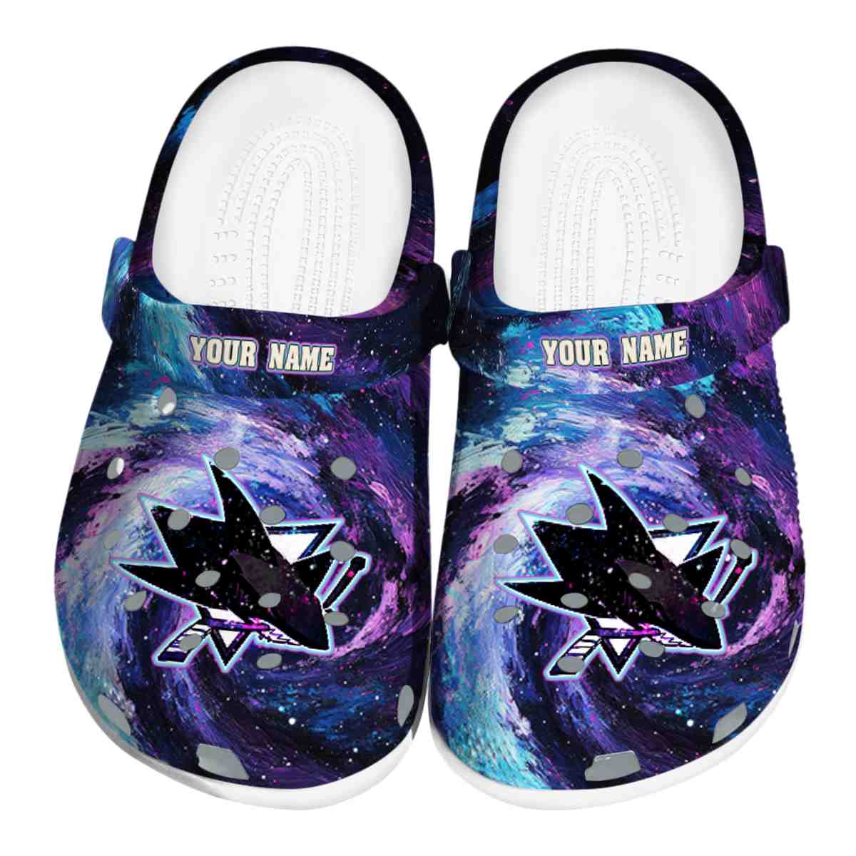 footwearmerch san jose sharks nhl sport crocs crocband clogs shoes comfortable for men women and kids 0isdv