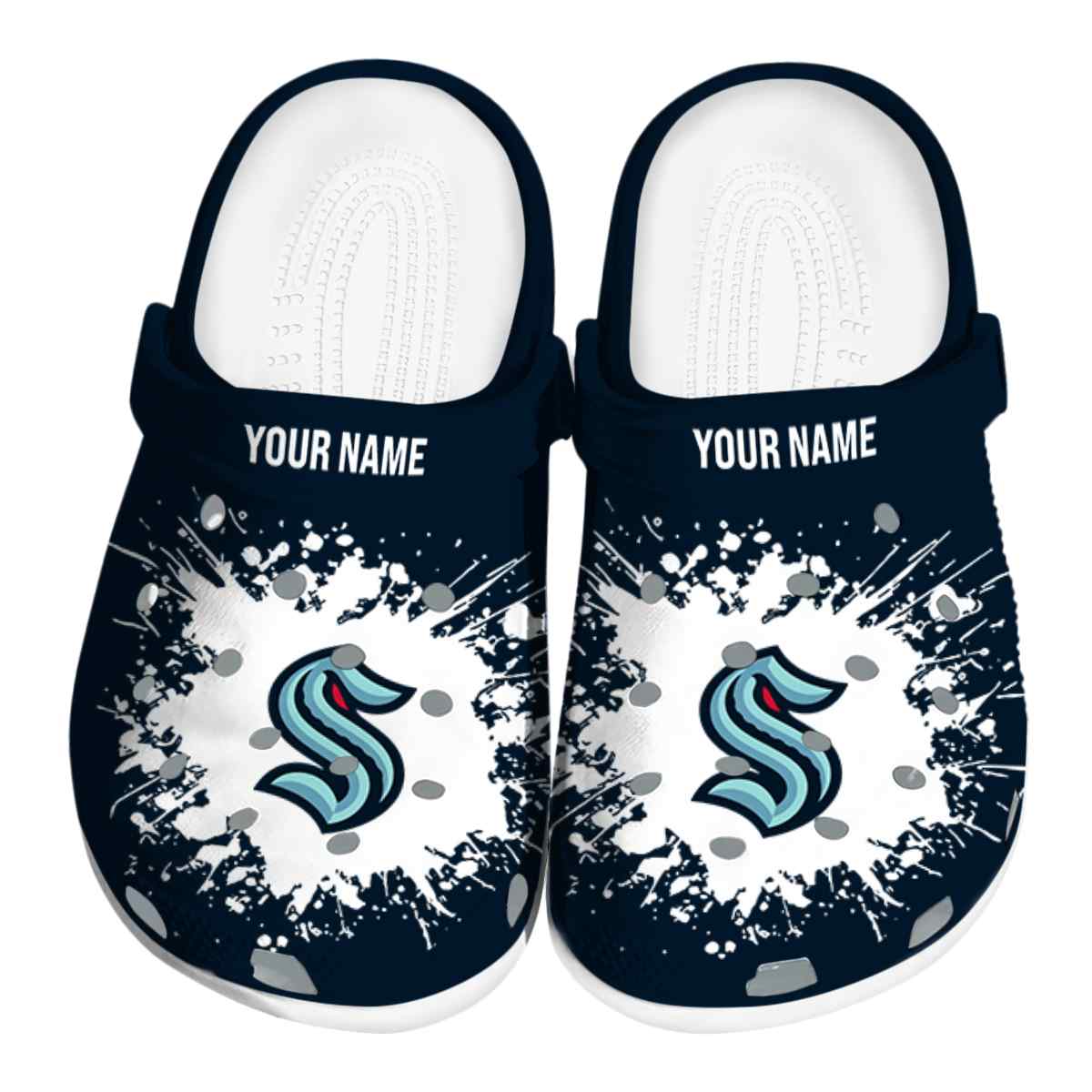 footwearmerch seattle kraken nhl sport crocs crocband clogs shoes comfortable for men women and kids 2cfhz