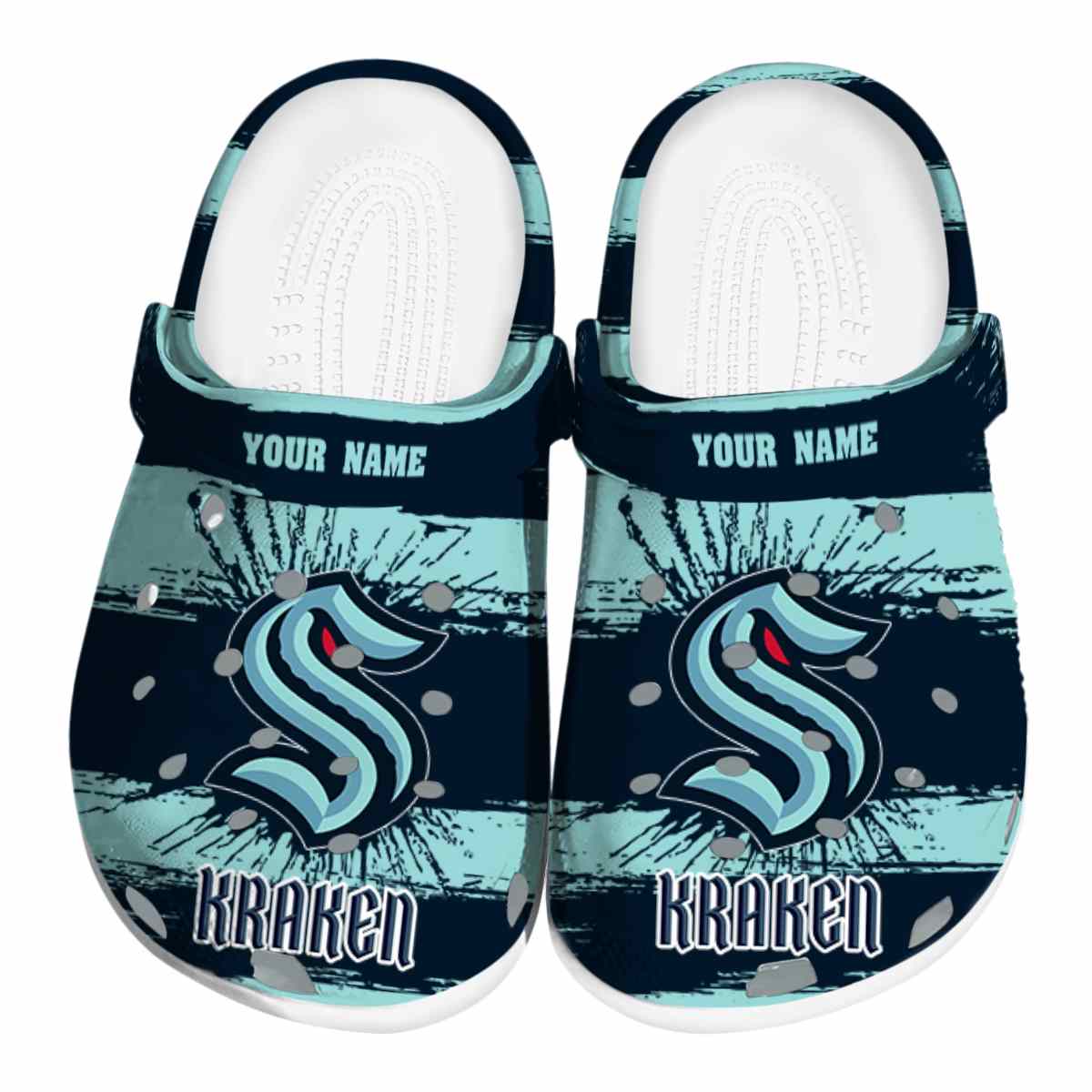 footwearmerch seattle kraken nhl sport crocs crocband clogs shoes comfortable for men women and kids pjca1