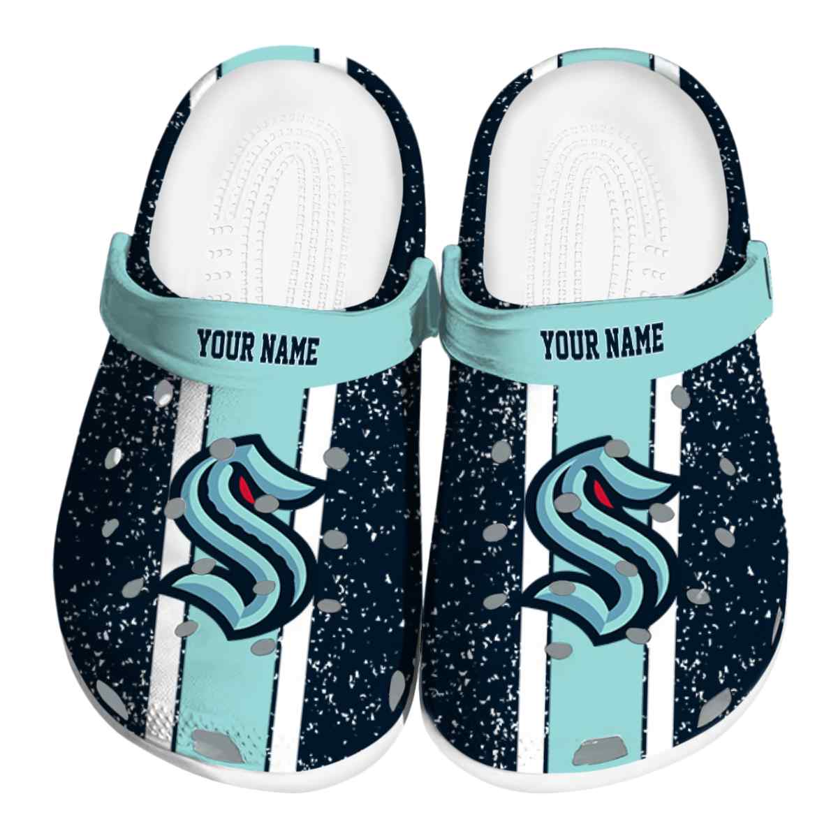 footwearmerch seattle kraken nhl sport crocs crocband clogs shoes comfortable for men women and kids xrpsu