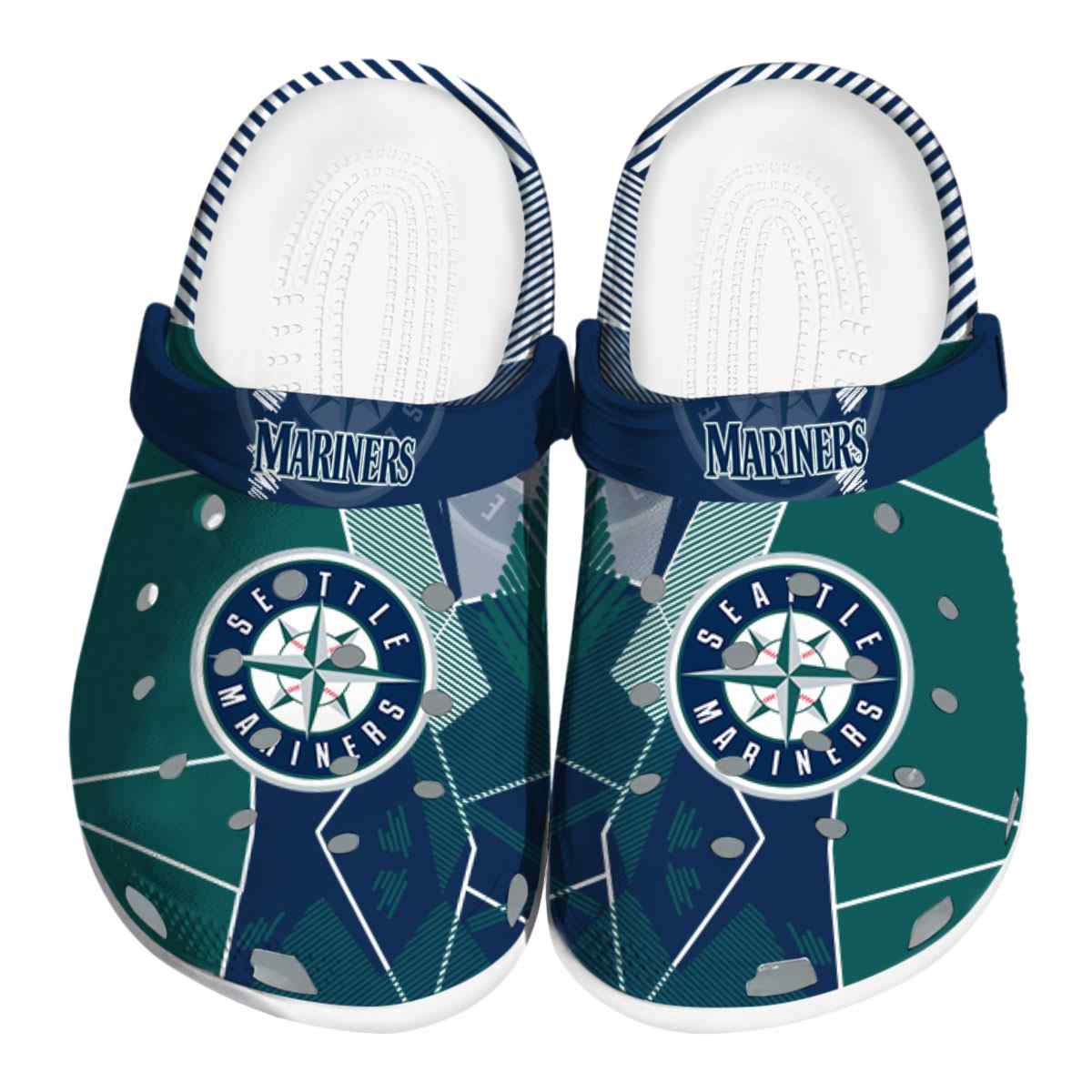 footwearmerch seattle mariners mlb sport crocs crocband clogs shoes comfortable for men women and kids i8zl0
