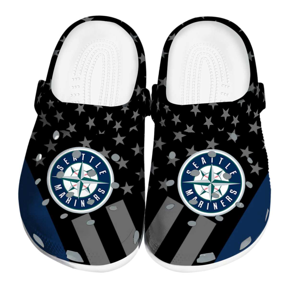 footwearmerch seattle mariners mlb sport crocs crocband clogs shoes comfortable for men women and kids tdimz