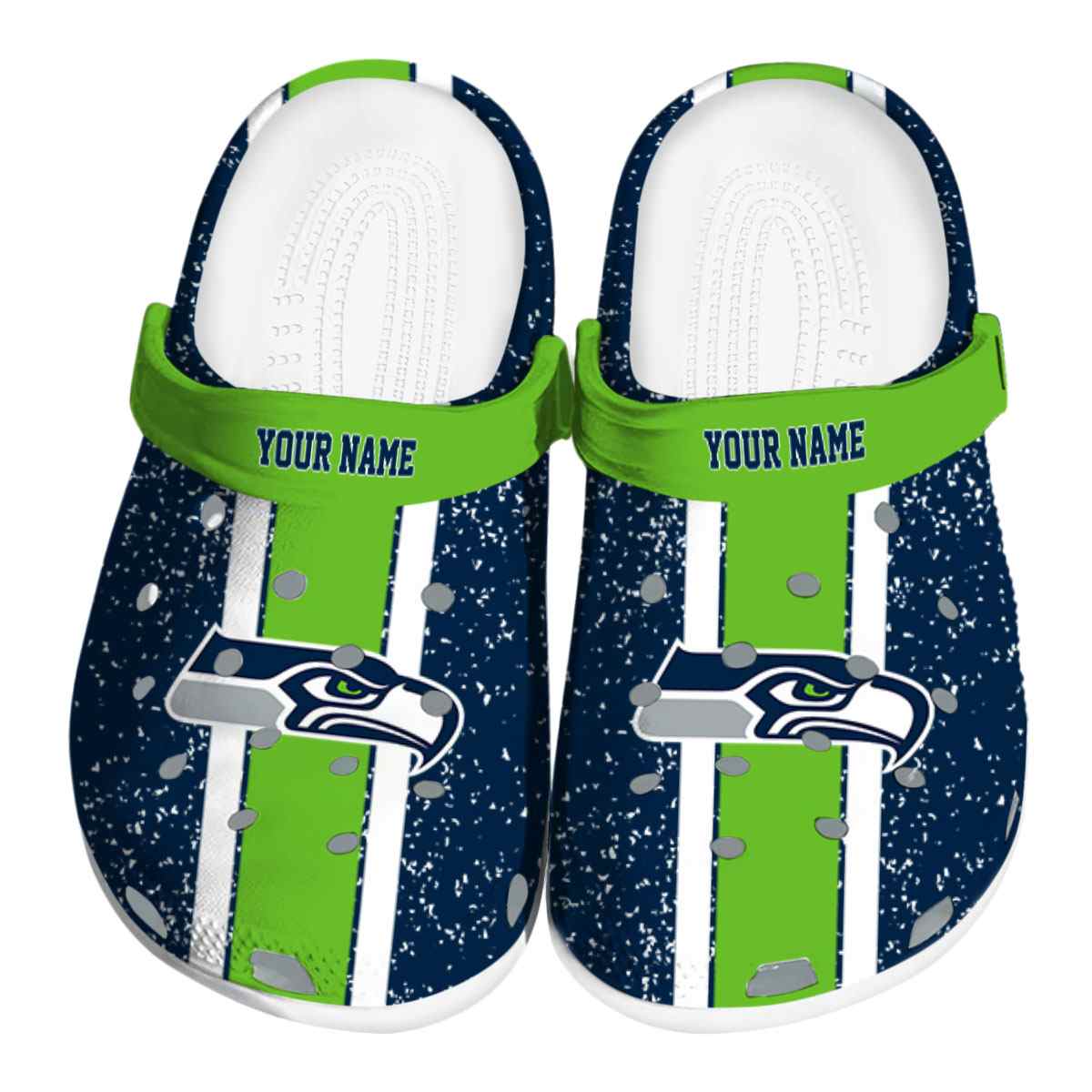 footwearmerch seattle seahawks nfl sport crocs crocband clogs shoes comfortable for men women and kids 69s9e