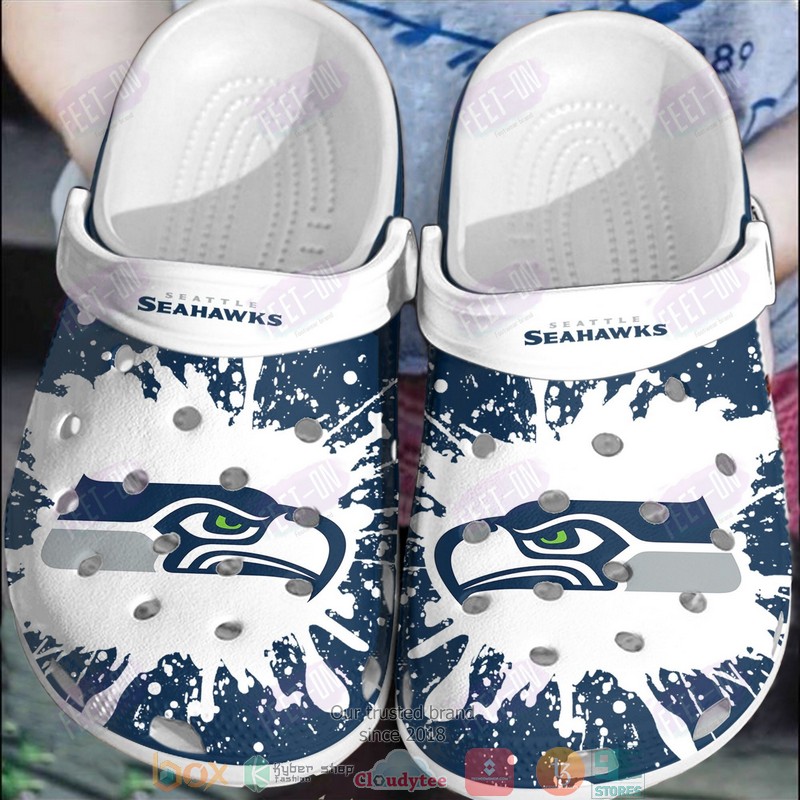 footwearmerch seattle seahawks nfl sport crocs crocband clogs shoes comfortable for men women and kids gvwpf