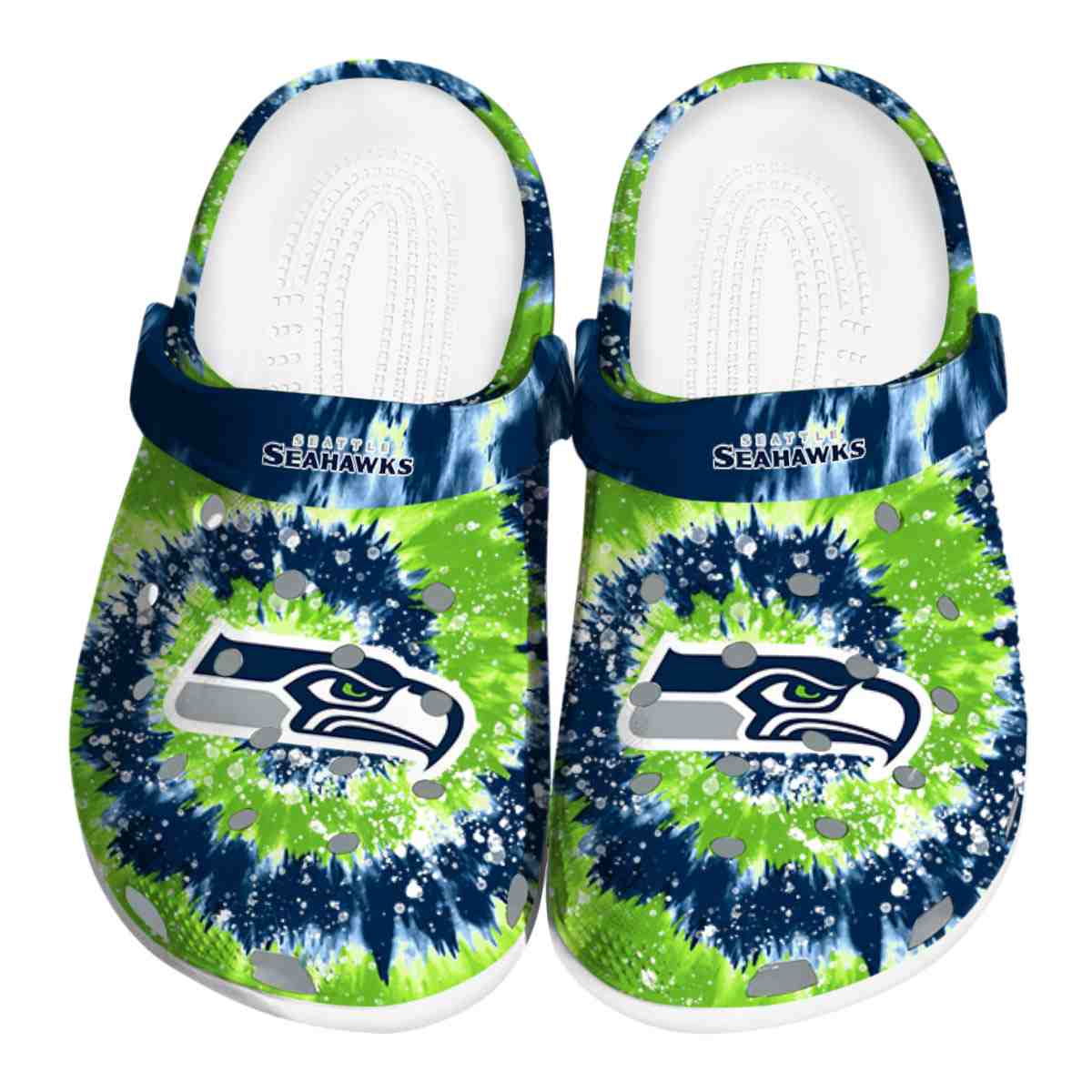 footwearmerch seattle seahawks nfl sport crocs crocband clogs shoes comfortable for men women and kids mkykx