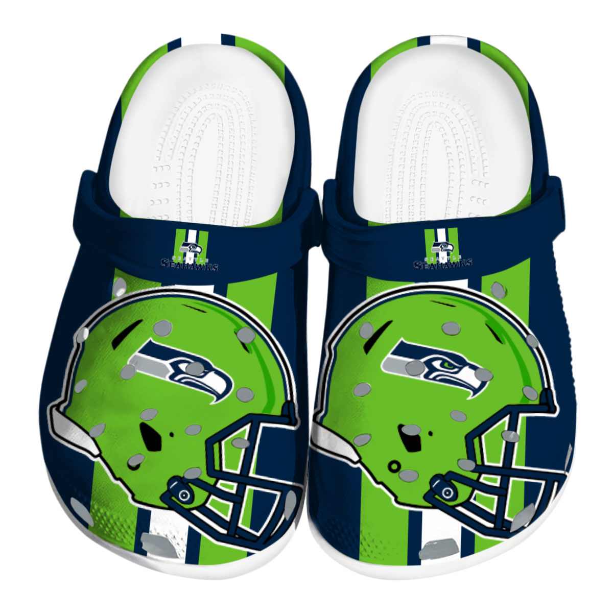 footwearmerch seattle seahawks nfl sport crocs crocband clogs shoes comfortable for men women and kids wrnap