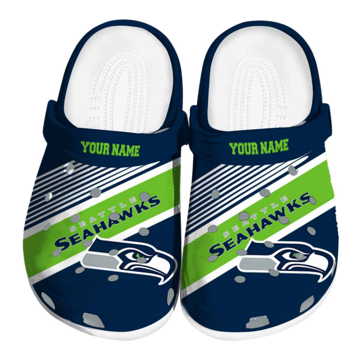 footwearmerch seattle seahawks nfl sport crocs crocband clogs shoes comfortable for men women and kids zoitu