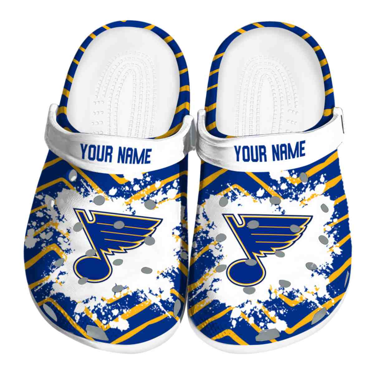 footwearmerch st louis blues nhl sport crocs crocband clogs shoes comfortable for men women and kids c2wio