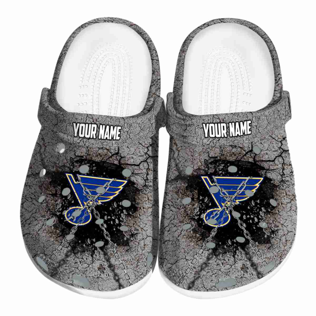 footwearmerch st louis blues nhl sport crocs crocband clogs shoes comfortable for men women and kids em1ae