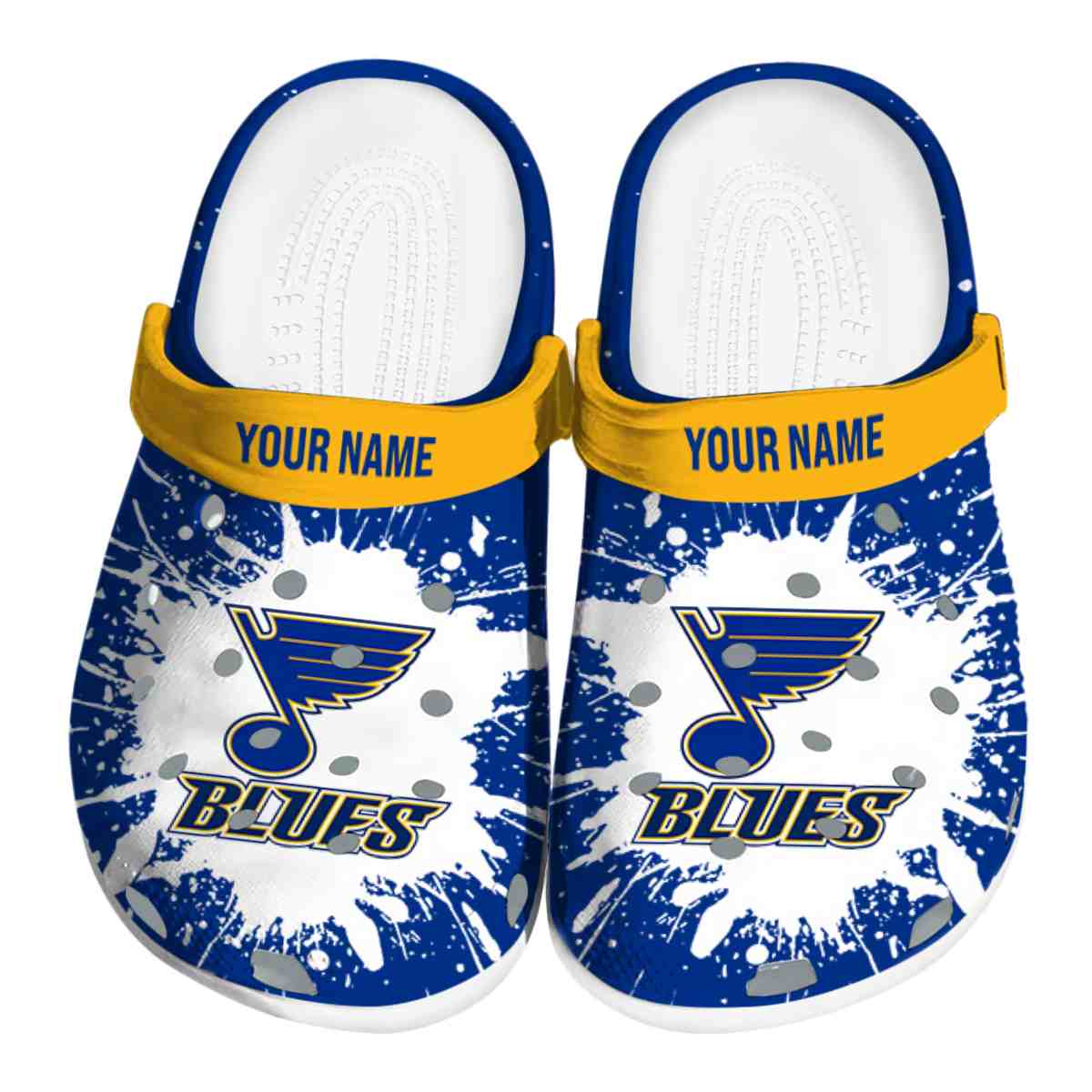 footwearmerch st louis blues nhl sport crocs crocband clogs shoes comfortable for men women and kids szlv1
