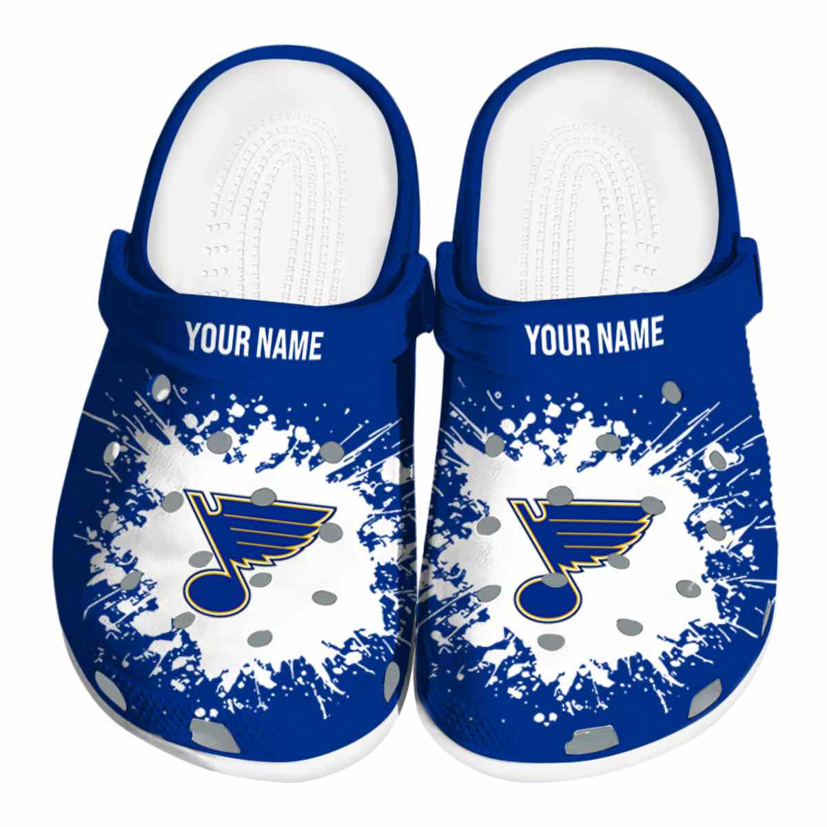 footwearmerch st louis blues nhl sport crocs crocband clogs shoes comfortable for men women and kids tfih4