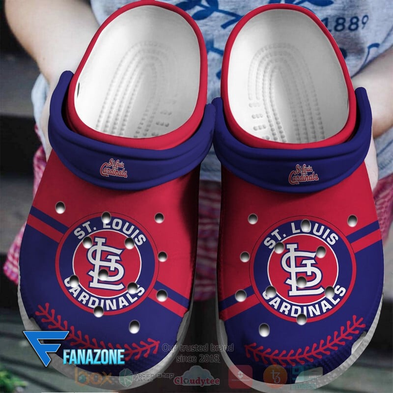 footwearmerch st louis cardinals mlb sport crocs clogs crocband shoes comfortable for men women and kids 4c1pl