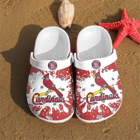 footwearmerch st louis cardinals mlb sport crocs crocband clogs shoes comfortable for men women and kids aznqz