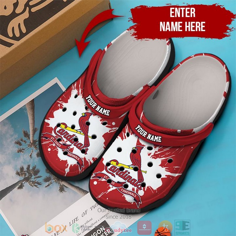 footwearmerch st louis cardinals mlb sport crocs crocband clogs shoes comfortable for men women and kids lgltd