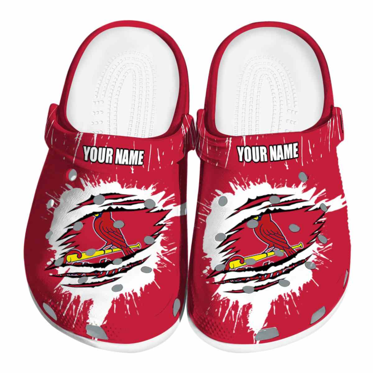 footwearmerch st louis cardinals mlb sport crocs crocband clogs shoes comfortable for men women and kids mtxas