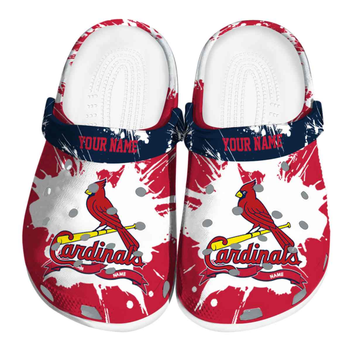 footwearmerch st louis cardinals mlb sport crocs crocband clogs shoes comfortable for men women and kids spqab