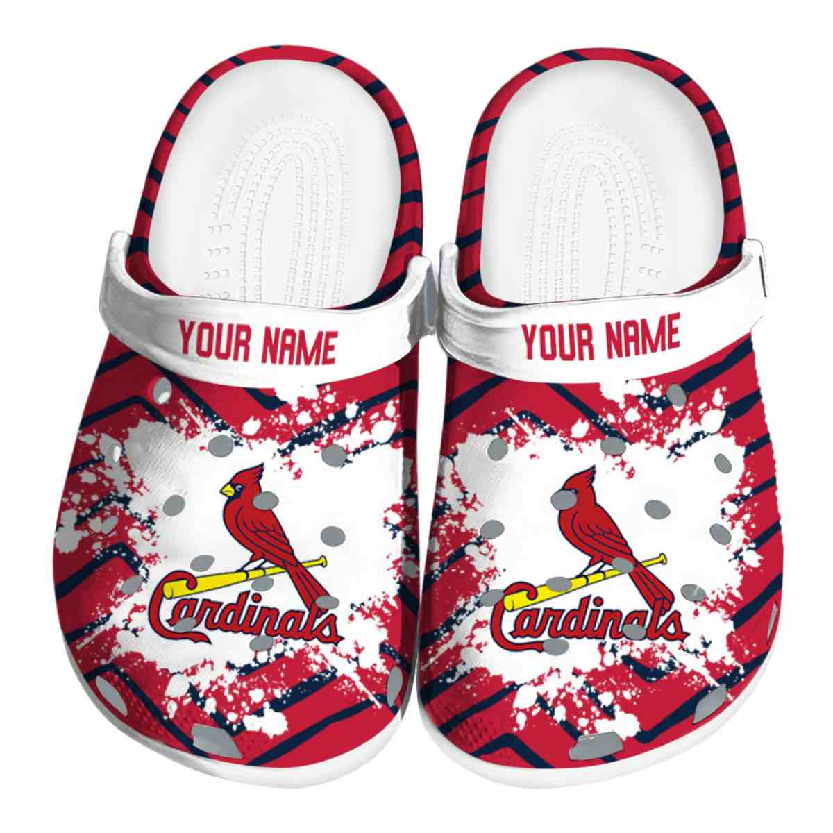 footwearmerch st louis cardinals mlb sport crocs crocband clogs shoes comfortable for men women and kids wfgy0