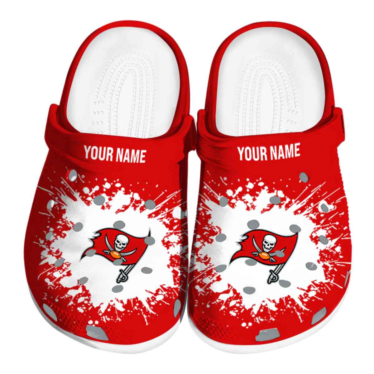 footwearmerch tampa bay buccaneers nfl sport crocs crocband clogs shoes comfortable for men women and kids ar5m9