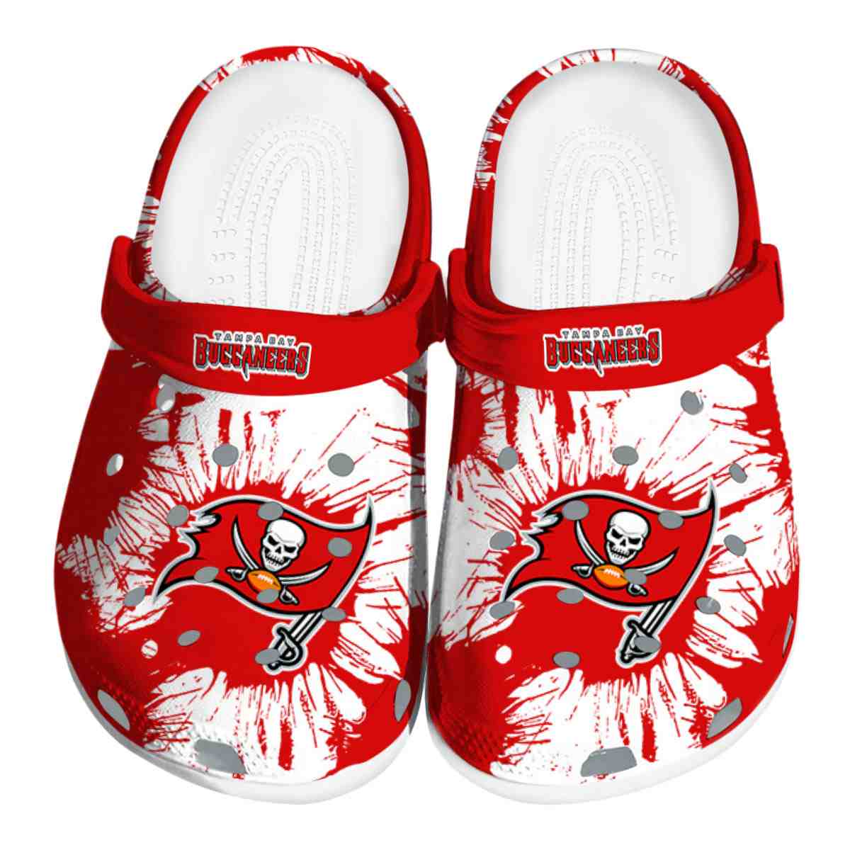 footwearmerch tampa bay buccaneers nfl sport crocs crocband clogs shoes comfortable for men women and kids hro4c