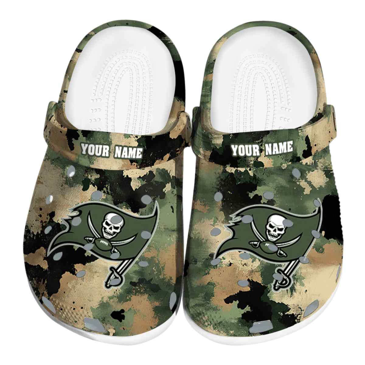 footwearmerch tampa bay buccaneers nfl sport crocs crocband clogs shoes comfortable for men women and kids mmnmg