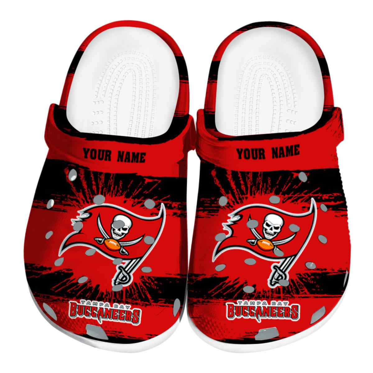 footwearmerch tampa bay buccaneers nfl sport crocs crocband clogs shoes comfortable for men women and kids o90q7