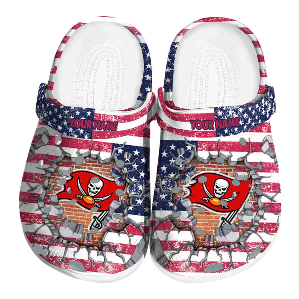 footwearmerch tampa bay buccaneers nfl sport crocs crocband clogs shoes comfortable for men women and kids phrep