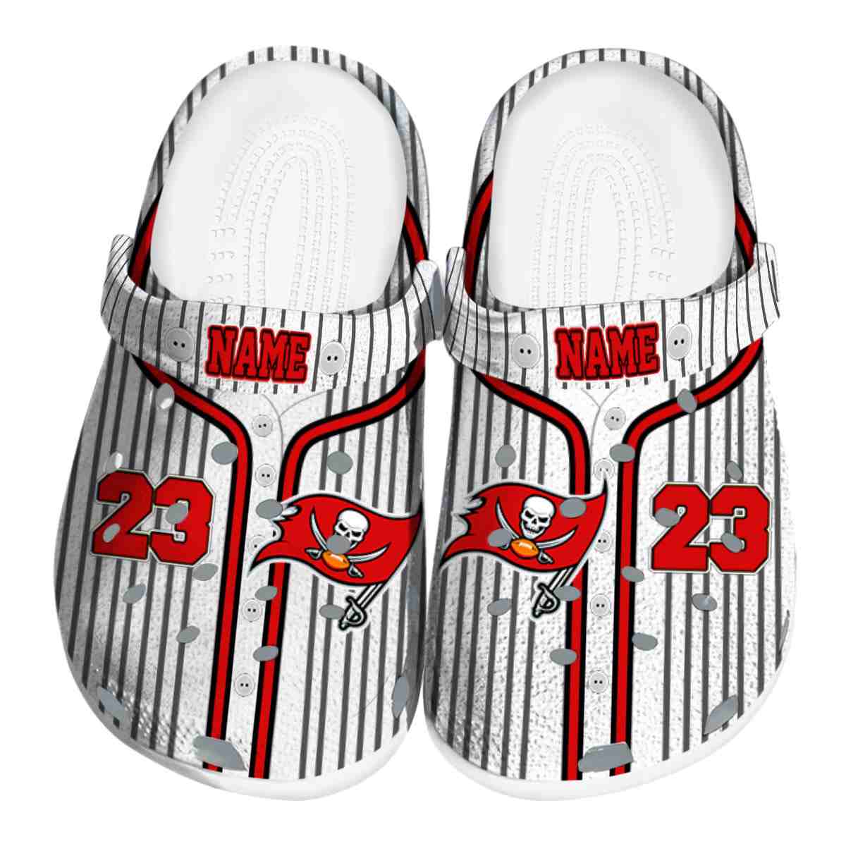 footwearmerch tampa bay buccaneers nfl sport crocs crocband clogs shoes comfortable for men women and kids ylnyh