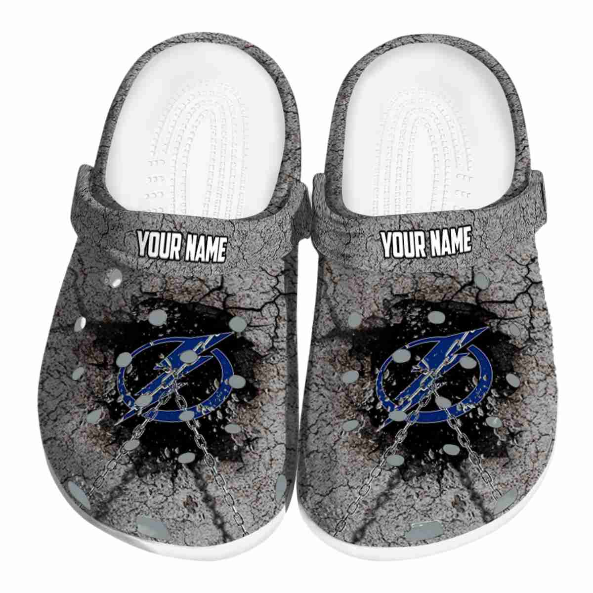 footwearmerch tampa bay lightning nhl sport crocs crocband clogs shoes comfortable for men women and kids peqln