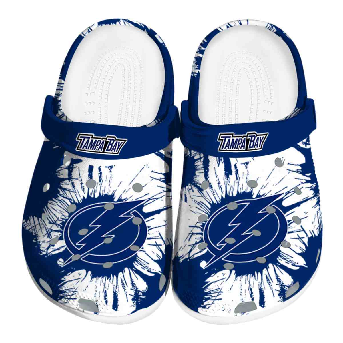 footwearmerch tampa bay lightning nhl sport crocs crocband clogs shoes comfortable for men women and kids s0x7p