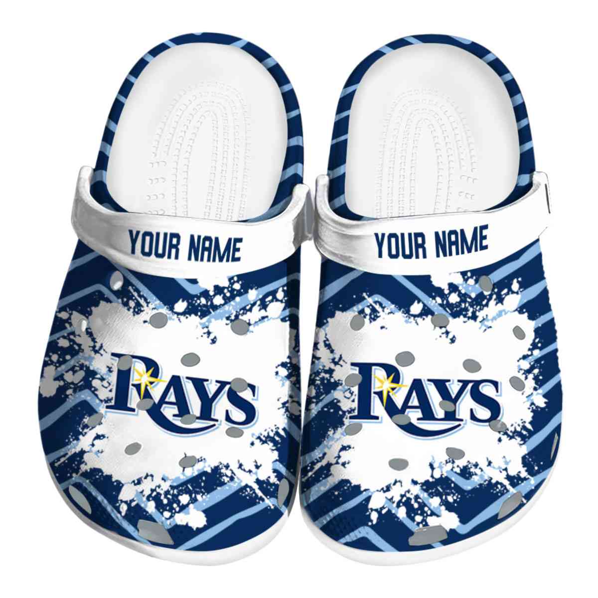 footwearmerch tampa bay rays mlb sport crocs crocband clogs shoes comfortable for men women and kids 7elj6