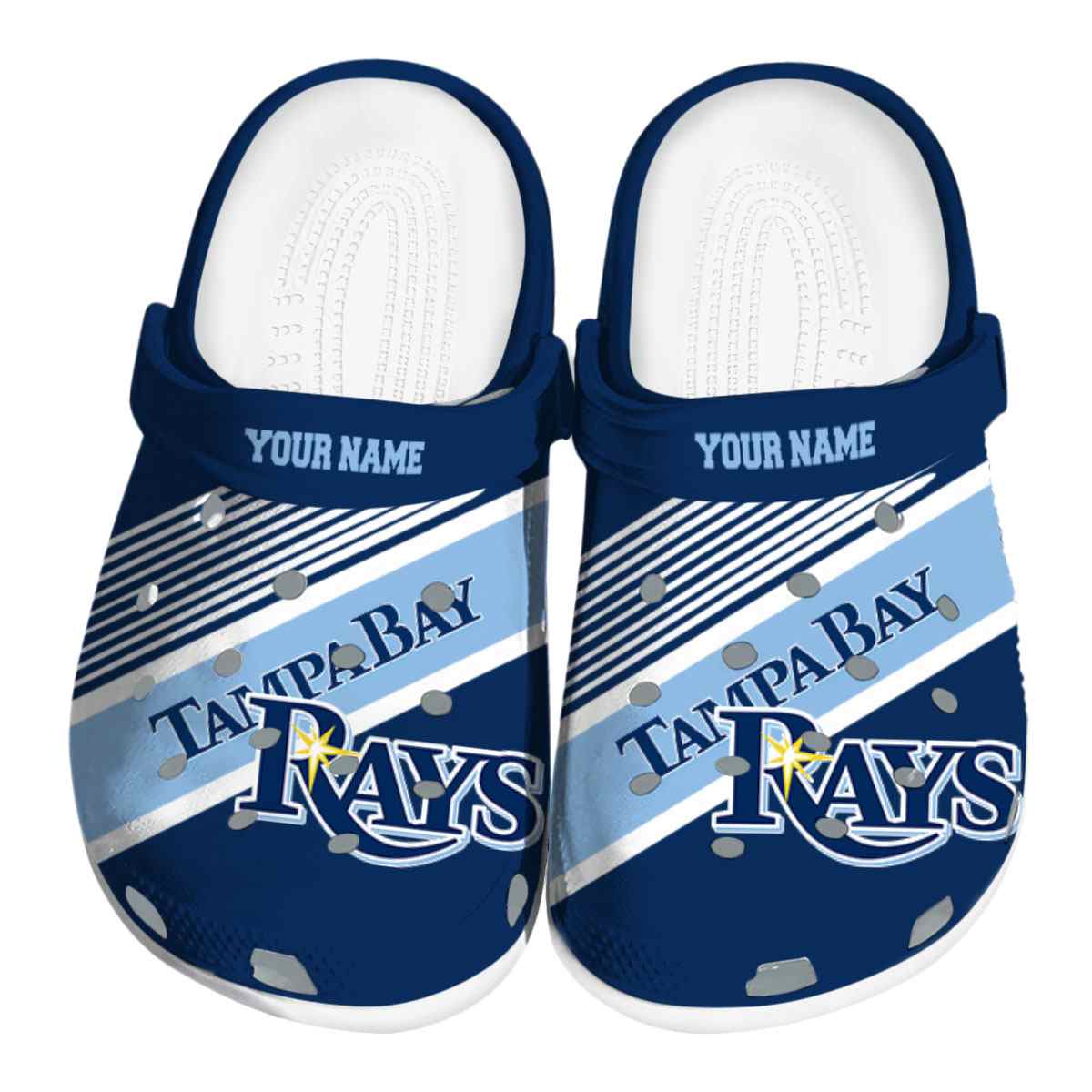 footwearmerch tampa bay rays mlb sport crocs crocband clogs shoes comfortable for men women and kids 87f9p