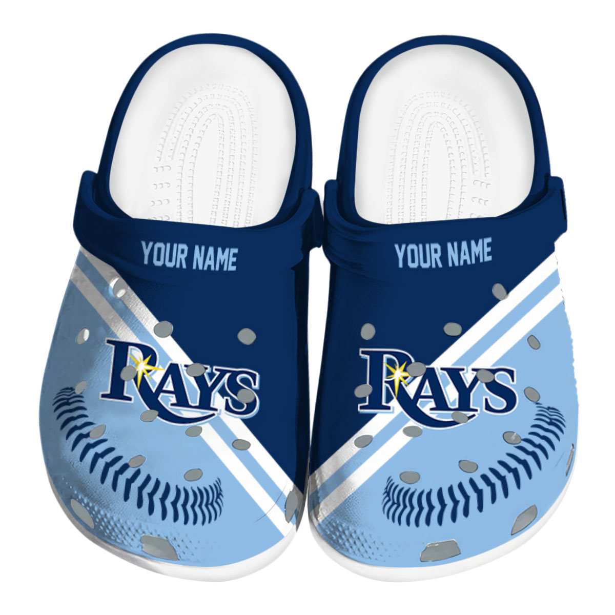 footwearmerch tampa bay rays mlb sport crocs crocband clogs shoes comfortable for men women and kids f80dk