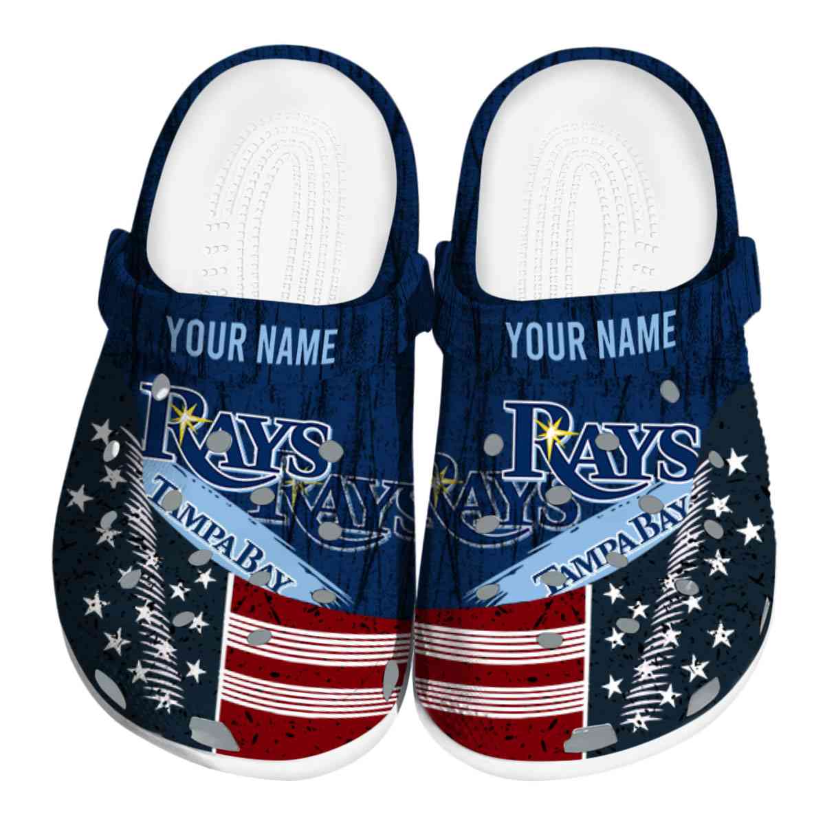 footwearmerch tampa bay rays mlb sport crocs crocband clogs shoes comfortable for men women and kids hiixf