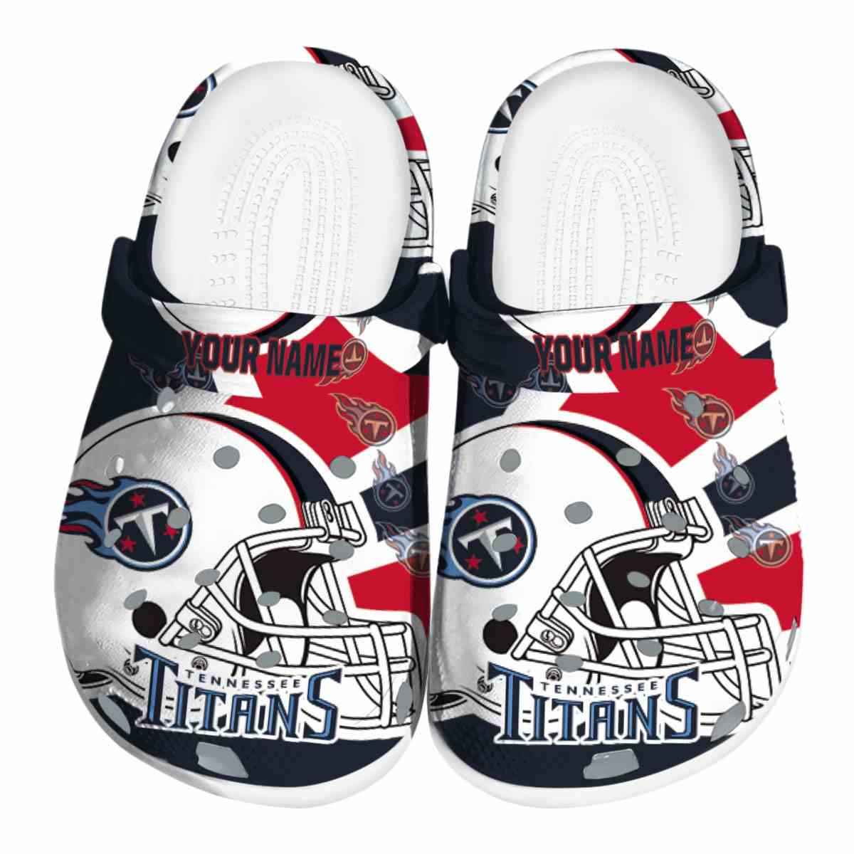 footwearmerch tennessee titans nfl sport crocs crocband clogs shoes comfortable for men women and kids atbdg