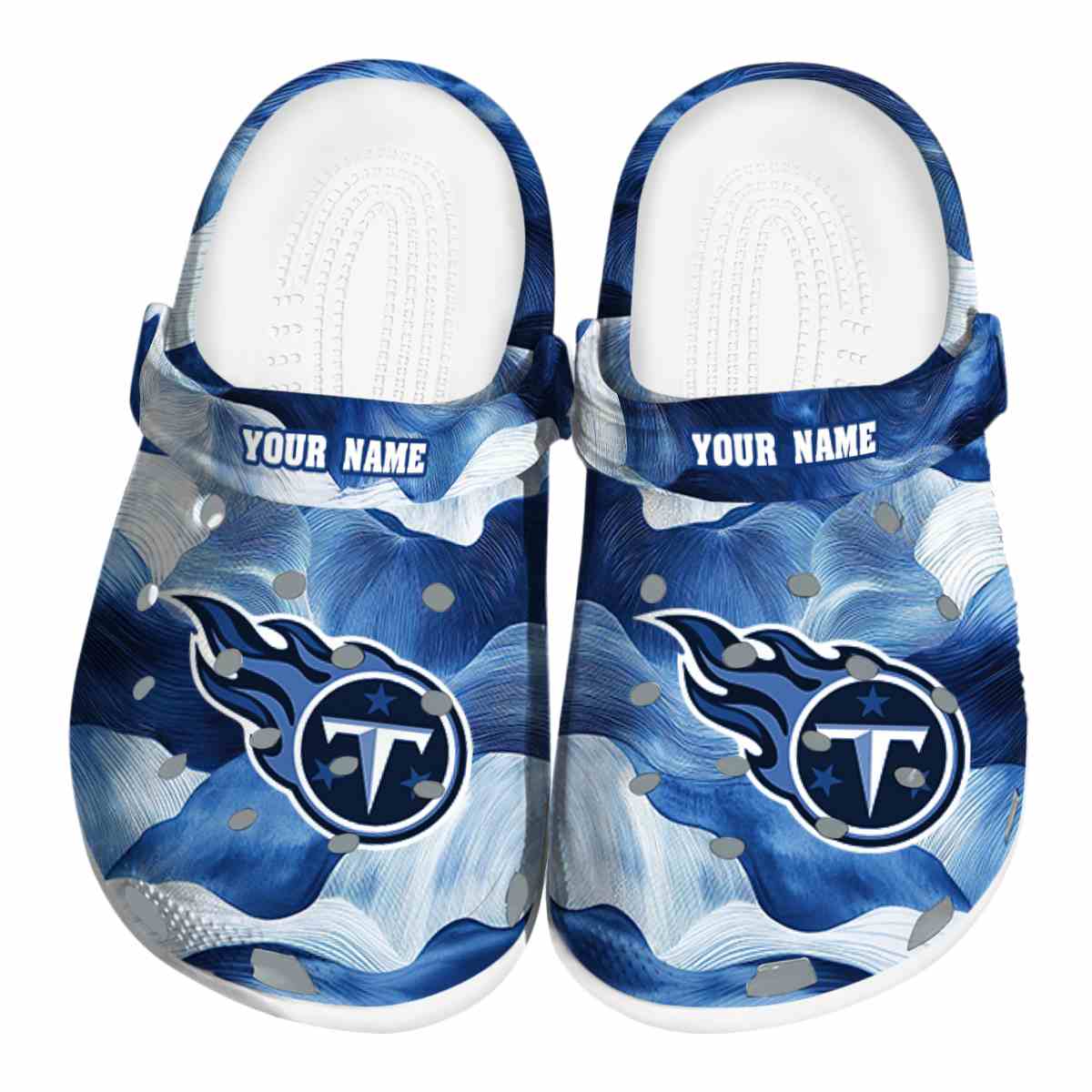 footwearmerch tennessee titans nfl sport crocs crocband clogs shoes comfortable for men women and kids ddwoz