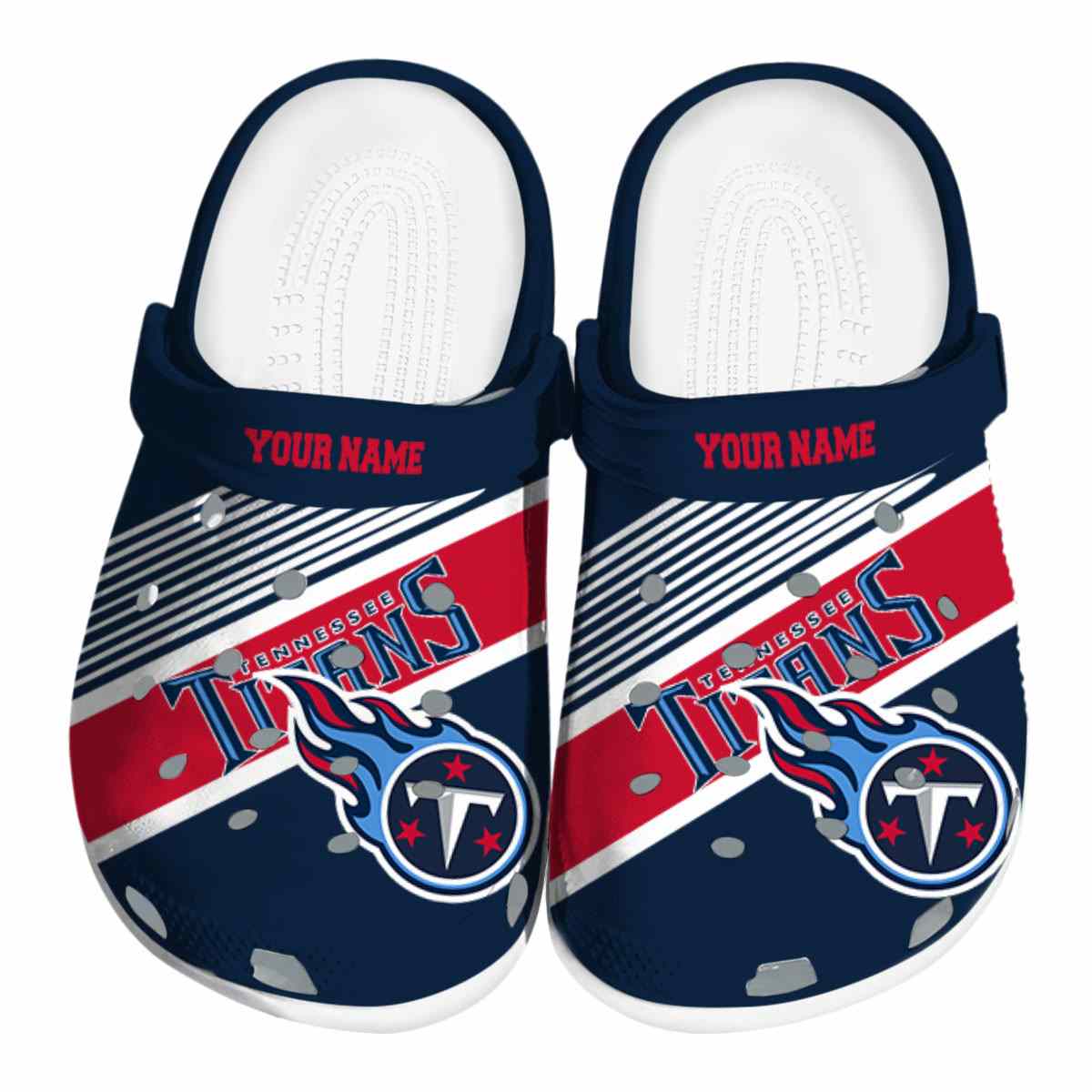 footwearmerch tennessee titans nfl sport crocs crocband clogs shoes comfortable for men women and kids iqblh