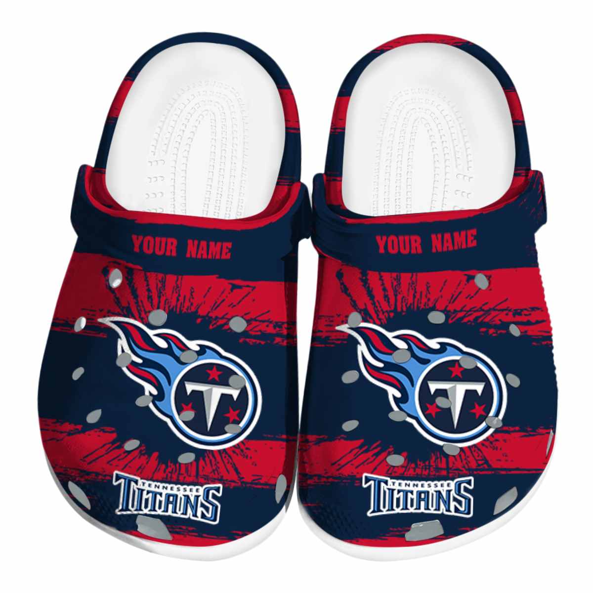 footwearmerch tennessee titans nfl sport crocs crocband clogs shoes comfortable for men women and kids kclzw