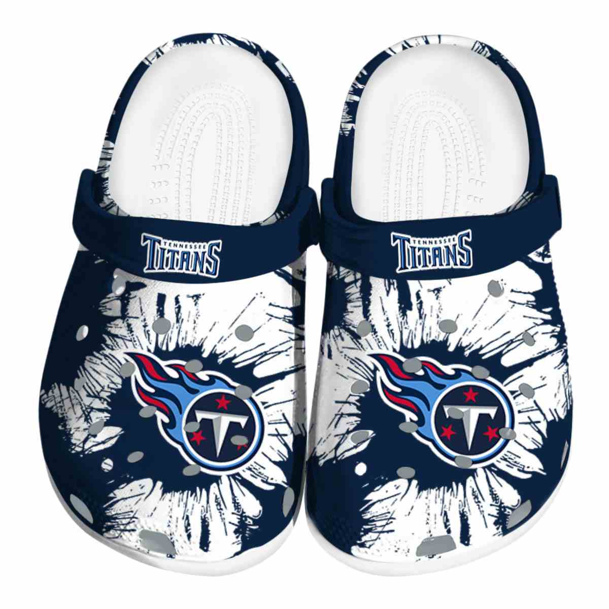 footwearmerch tennessee titans nfl sport crocs crocband clogs shoes comfortable for men women and kids np5c1