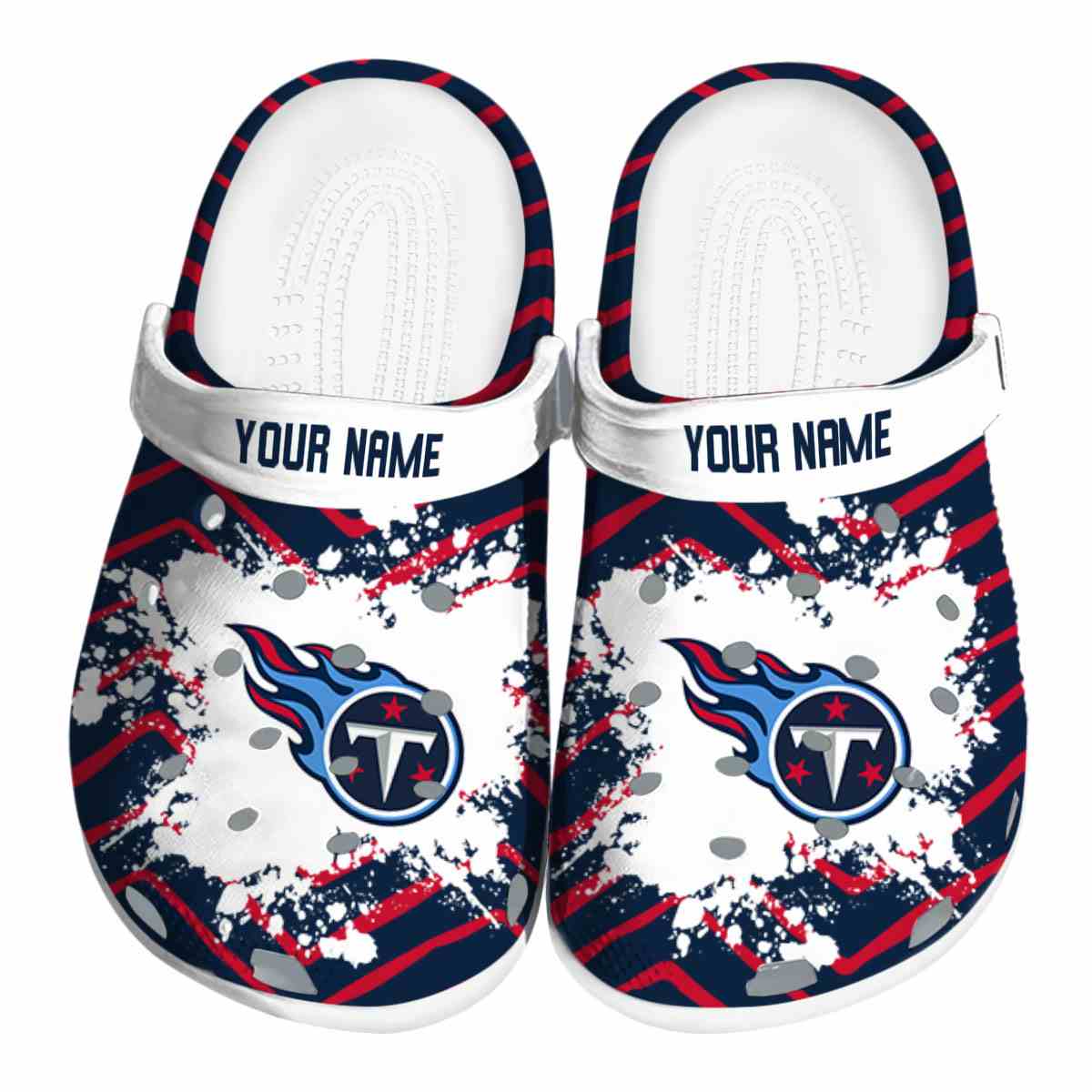 footwearmerch tennessee titans nfl sport crocs crocband clogs shoes comfortable for men women and kids sdomu