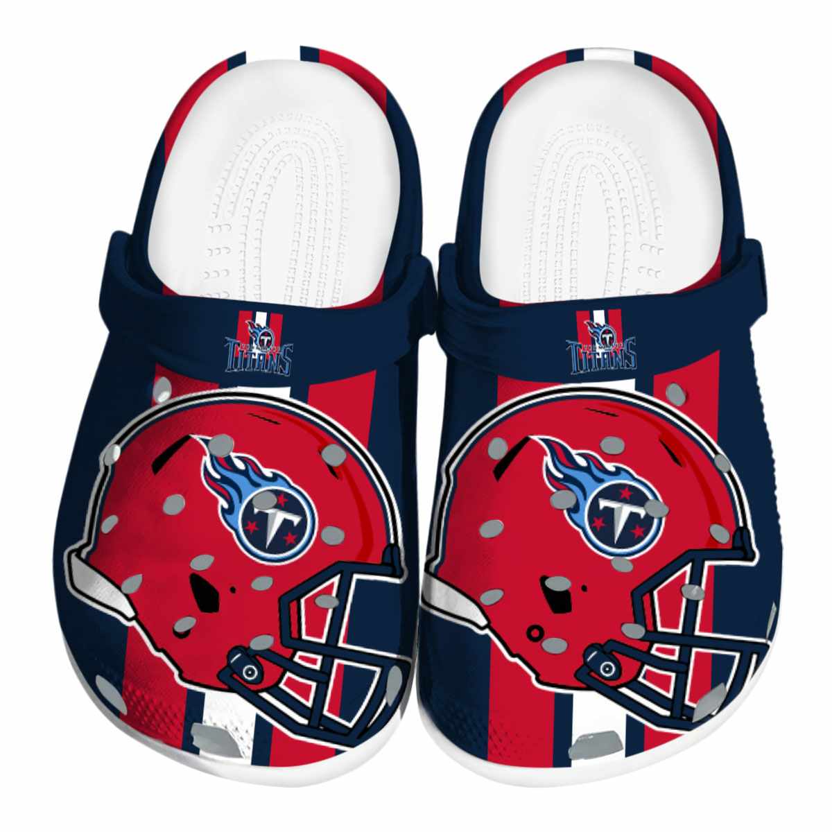 footwearmerch tennessee titans nfl sport crocs crocband clogs shoes comfortable for men women and kids smnuf