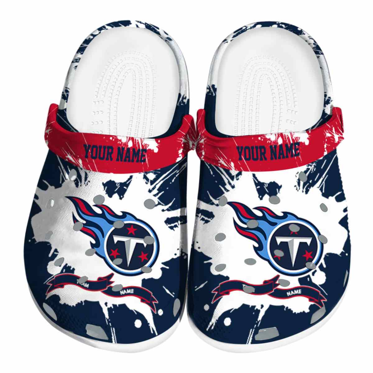 footwearmerch tennessee titans nfl sport crocs crocband clogs shoes comfortable for men women and kids sqcdc